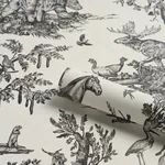 Western Toile CARBON Schumacher Wallpaper wallpaper - SKU 5016440