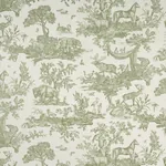 Western Toile OLIVE Schumacher Wallpaper wallpaper - SKU 5016441