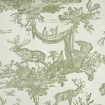 Western Toile OLIVE Schumacher Wallpaper wallpaper - SKU 5016441