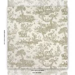 Western Toile STONE Schumacher Wallpaper wallpaper - SKU 5016442
