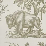 Western Toile STONE Schumacher Wallpaper wallpaper - SKU 5016442