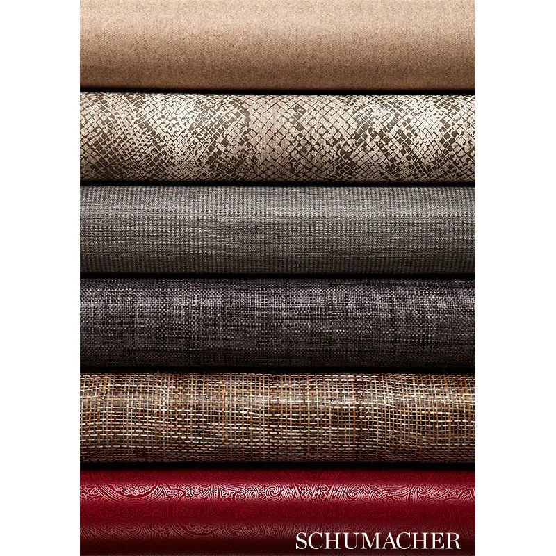Weston Raffia Weave - CHARCOAL Schumacher Wallpaper | Wallpa Weston Raffia Weave CHARCOAL Schumacher Wallpaper wallpaper - SKU 5006204