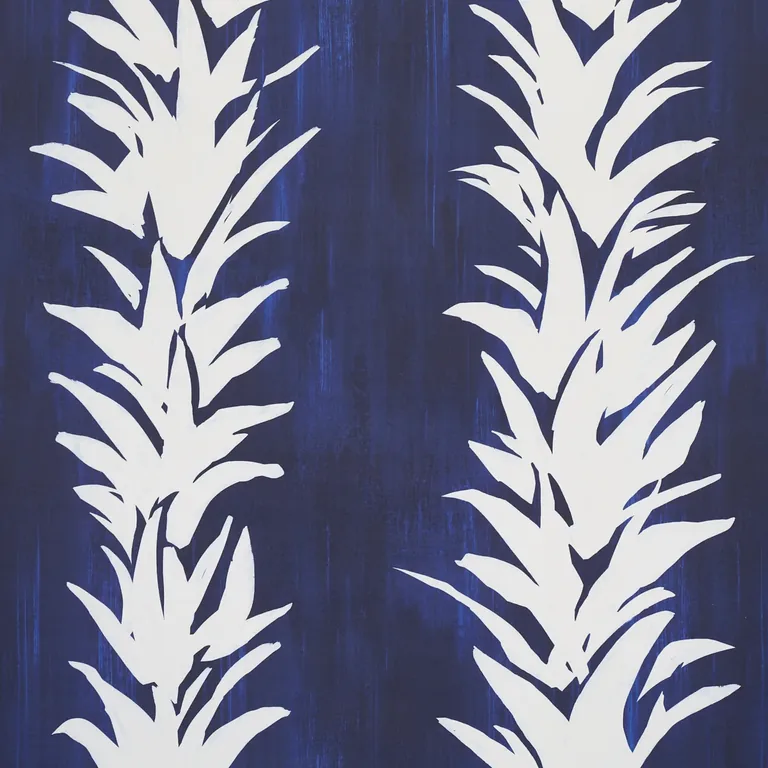 Schumacher WHITE LOTUS wallpaper
