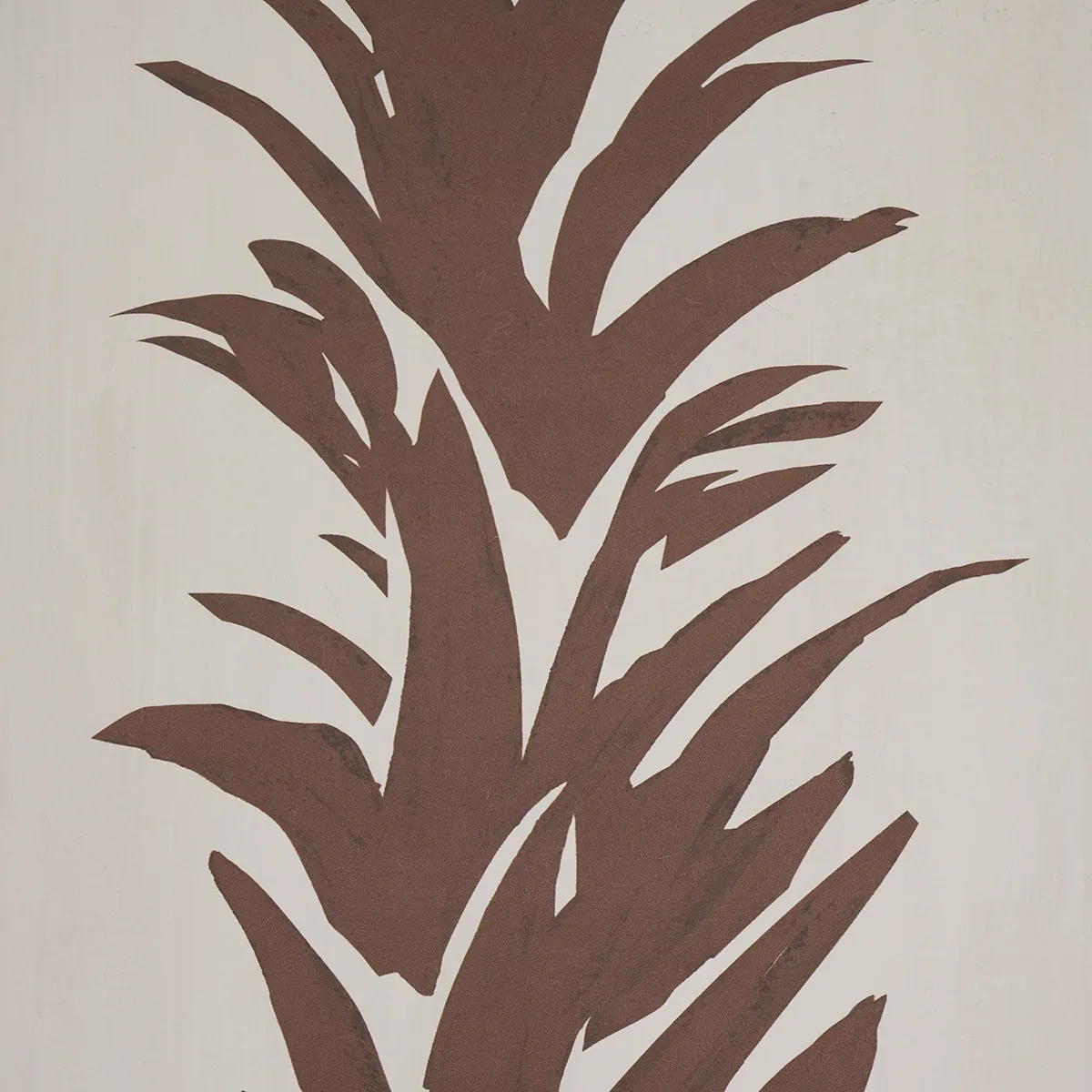 WHITE LOTUS COCOA Schumacher Wallpaper wallpaper - SKU 5013665