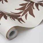 WHITE LOTUS COCOA Schumacher Wallpaper wallpaper - SKU 5013665