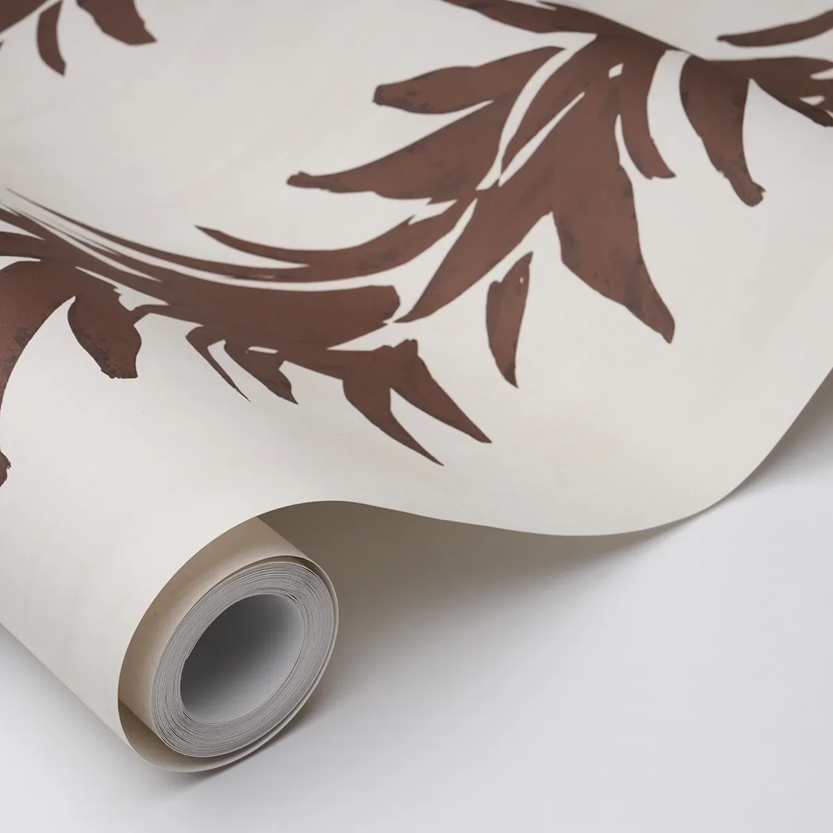 WHITE LOTUS COCOA Schumacher Wallpaper wallpaper - SKU 5013665