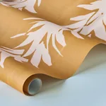 WHITE LOTUS - DEEP YELLOW Schumacher Wallpaper | Wallpaper T WHITE LOTUS DEEP YELLOW Schumacher Wallpaper wallpaper - SKU 5013662