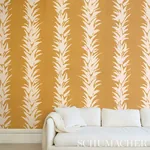 WHITE LOTUS - DEEP YELLOW Schumacher Wallpaper | Wallpaper T WHITE LOTUS DEEP YELLOW Schumacher Wallpaper wallpaper - SKU 5013662