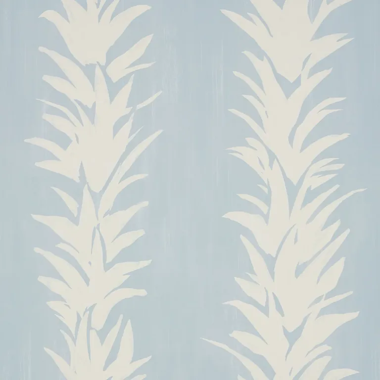 Schumacher WHITE LOTUS wallpaper