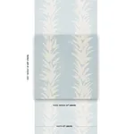 WHITE LOTUS SOFT BLUE Schumacher Wallpaper wallpaper - SKU 5013664