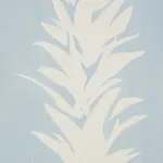 WHITE LOTUS SOFT BLUE Schumacher Wallpaper wallpaper - SKU 5013664
