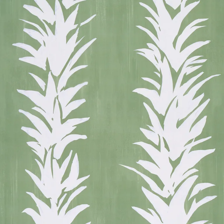 Schumacher WHITE LOTUS wallpaper