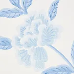 WHITNEY FLORAL BLUE Schumacher Wallpaper wallpaper - SKU 5004385