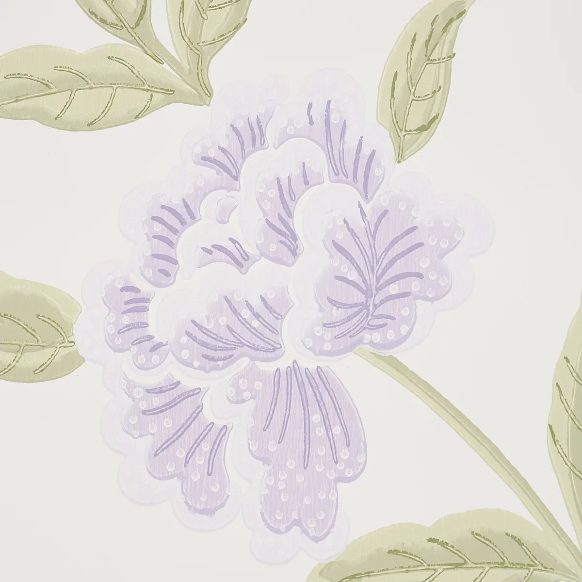 WHITNEY FLORAL LAVENDAR Schumacher Wallpaper wallpaper - SKU 5004384