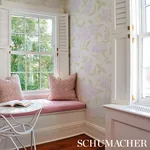 WHITNEY FLORAL LAVENDAR Schumacher Wallpaper wallpaper - SKU 5004384