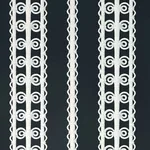 WICKER STRIPE LICORICE Schumacher Wallpaper wallpaper - SKU 5007724