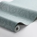 WILD FERNS BLUE Schumacher Wallpaper wallpaper - SKU 2254