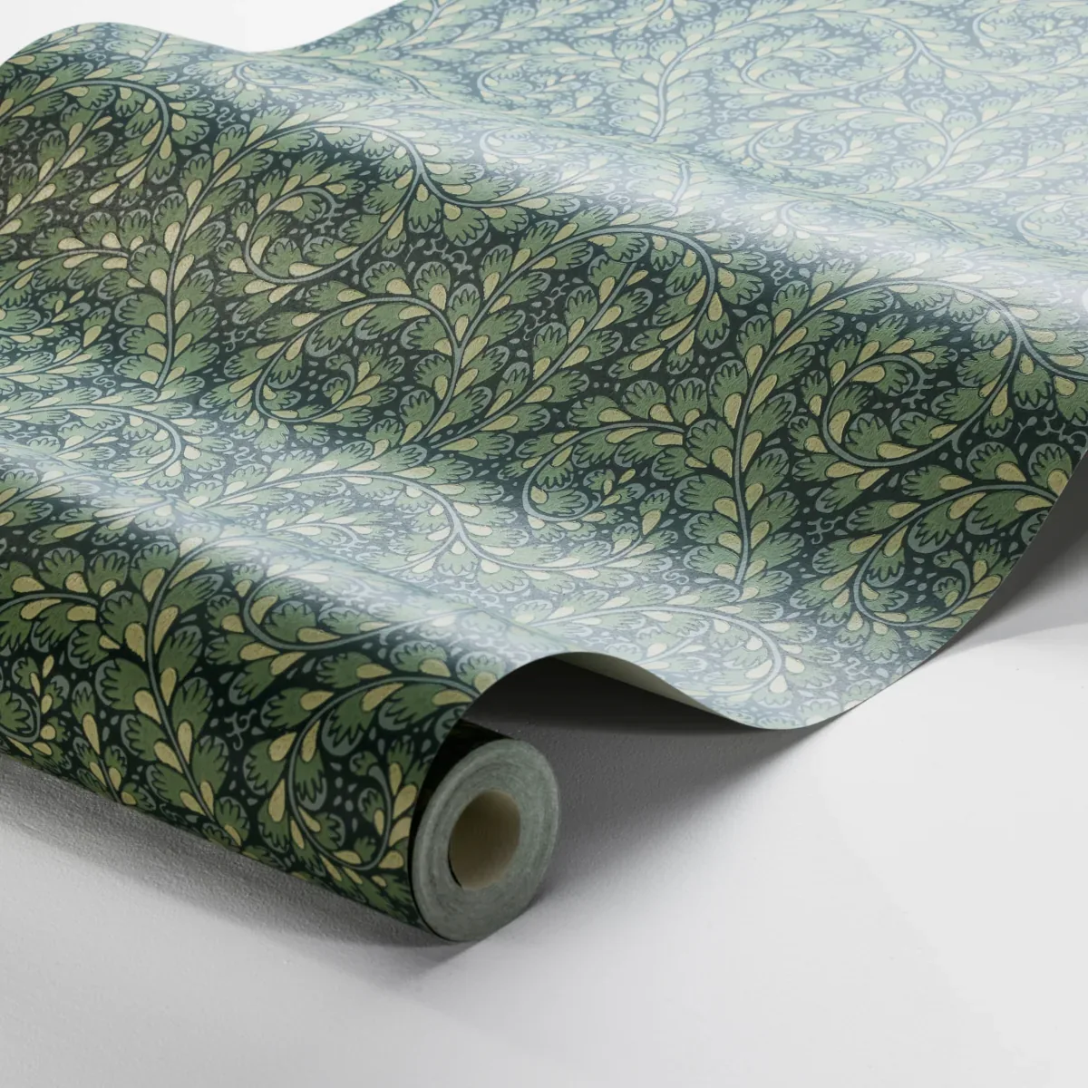 WILD FERNS SPRUCE Schumacher Wallpaper wallpaper - SKU 2258