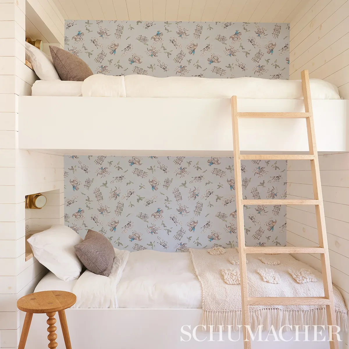 WILD WEST BLUE Schumacher Wallpaper wallpaper - SKU 5014121