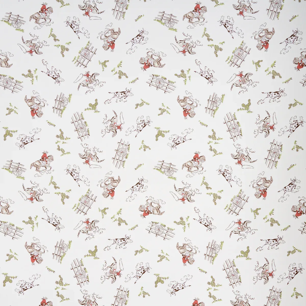 WILD WEST CREAM Schumacher Wallpaper wallpaper - SKU 5014120