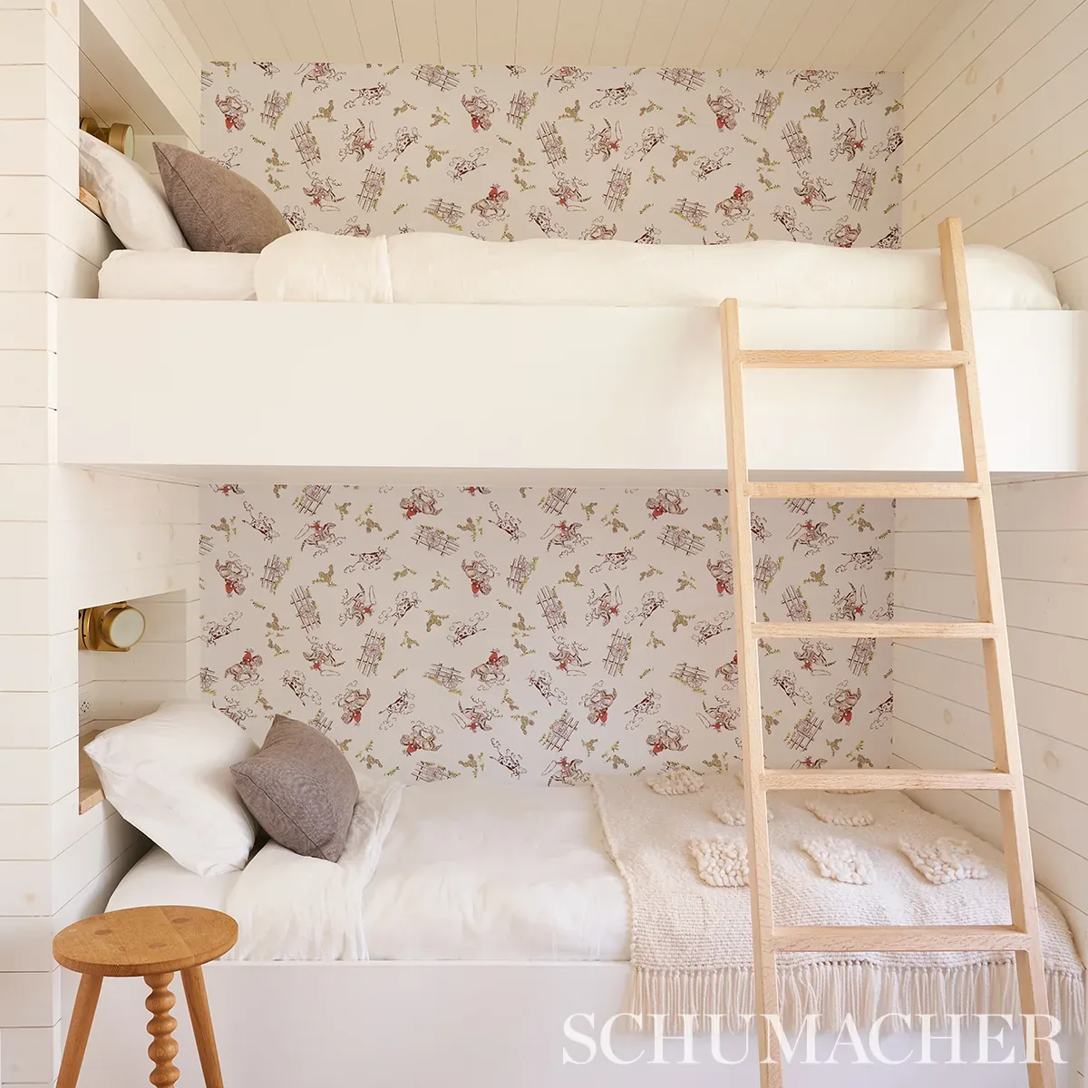 WILD WEST - CREAM Schumacher Wallpaper | Wallpaper Twins WILD WEST CREAM Schumacher Wallpaper wallpaper - SKU 5014120
