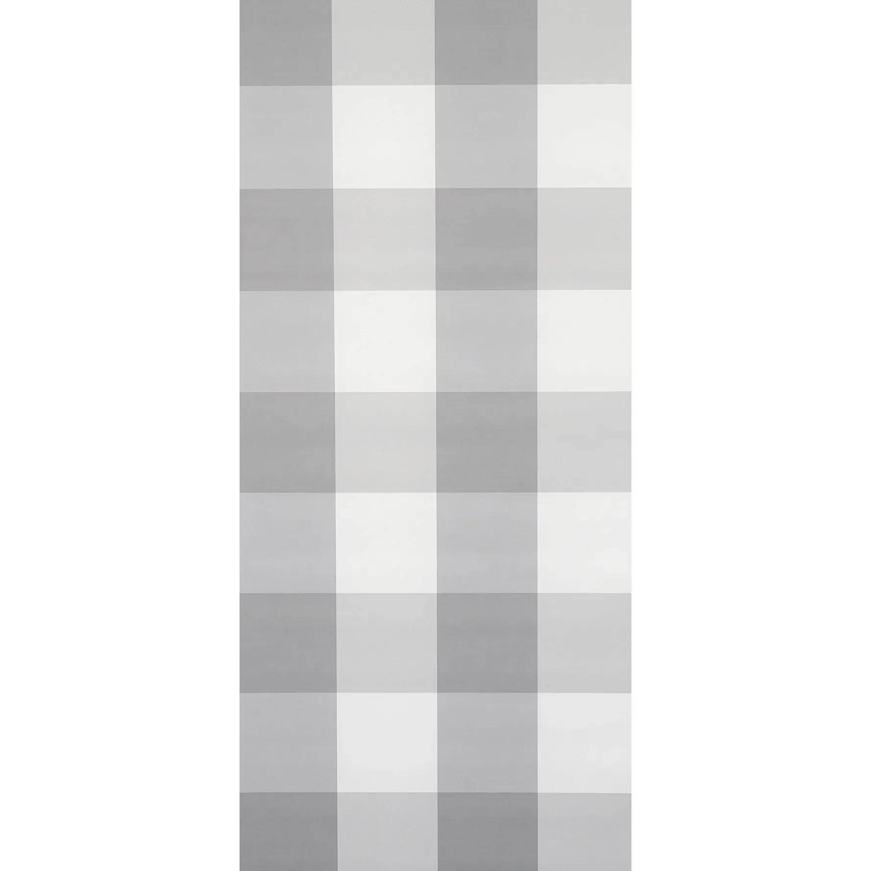 WILLA CHECK LARGE GREY Schumacher Wallpaper wallpaper - SKU 5012357