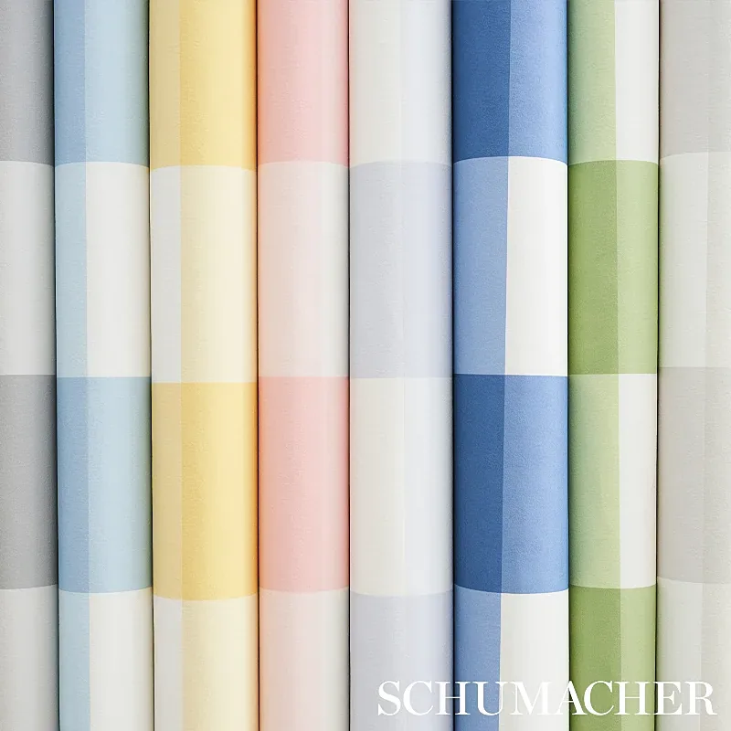 WILLA CHECK LARGE - NAVY Schumacher Wallpaper | Wallpaper Tw WILLA CHECK LARGE NAVY Schumacher Wallpaper wallpaper - SKU 5012351