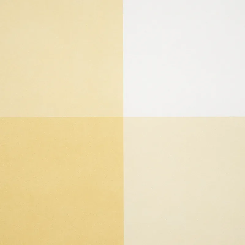 WILLA CHECK LARGE - YELLOW Schumacher Wallpaper | Wallpaper WILLA CHECK LARGE YELLOW Schumacher Wallpaper wallpaper - SKU 5012353