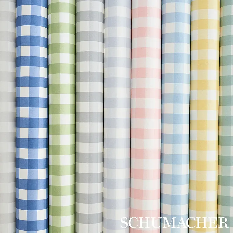 WILLA CHECK SMALL - BIRCH Schumacher Wallpaper | Wallpaper T WILLA CHECK SMALL BIRCH Schumacher Wallpaper wallpaper - SKU 5012368