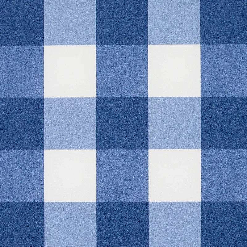 WILLA CHECK SMALL NAVY Schumacher Wallpaper wallpaper - SKU 5012361