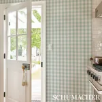 WILLA CHECK SMALL - SEAGLASS Schumacher Wallpaper | Wallpape WILLA CHECK SMALL SEAGLASS Schumacher Wallpaper wallpaper - SKU 5012366