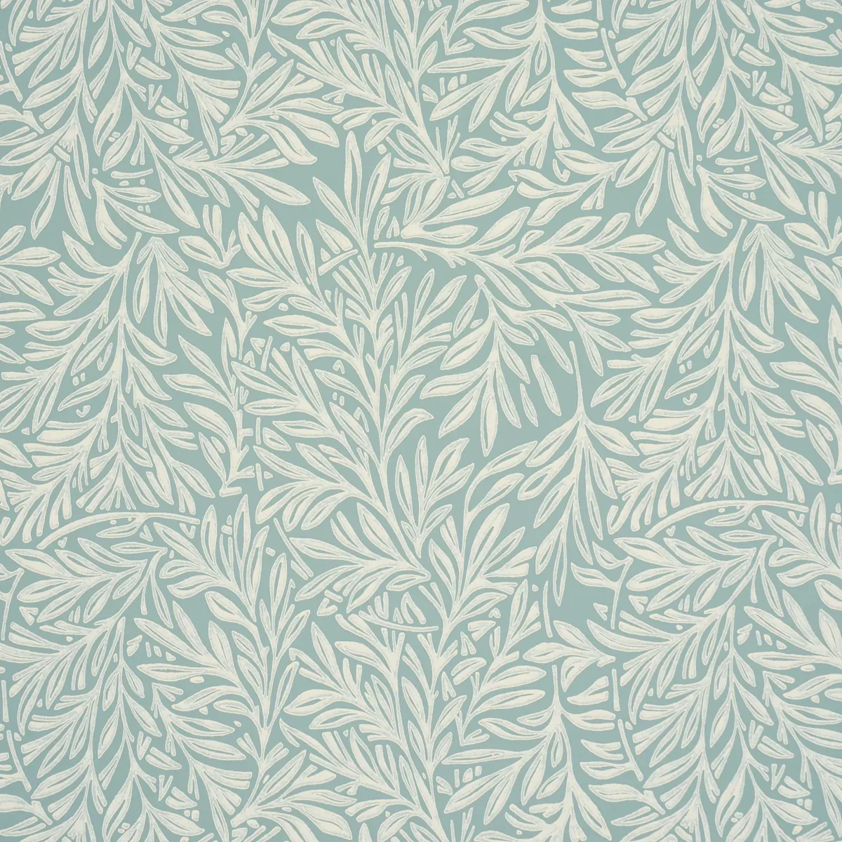 WILLOW LEAF AQUA Schumacher Wallpaper wallpaper - SKU 5004139
