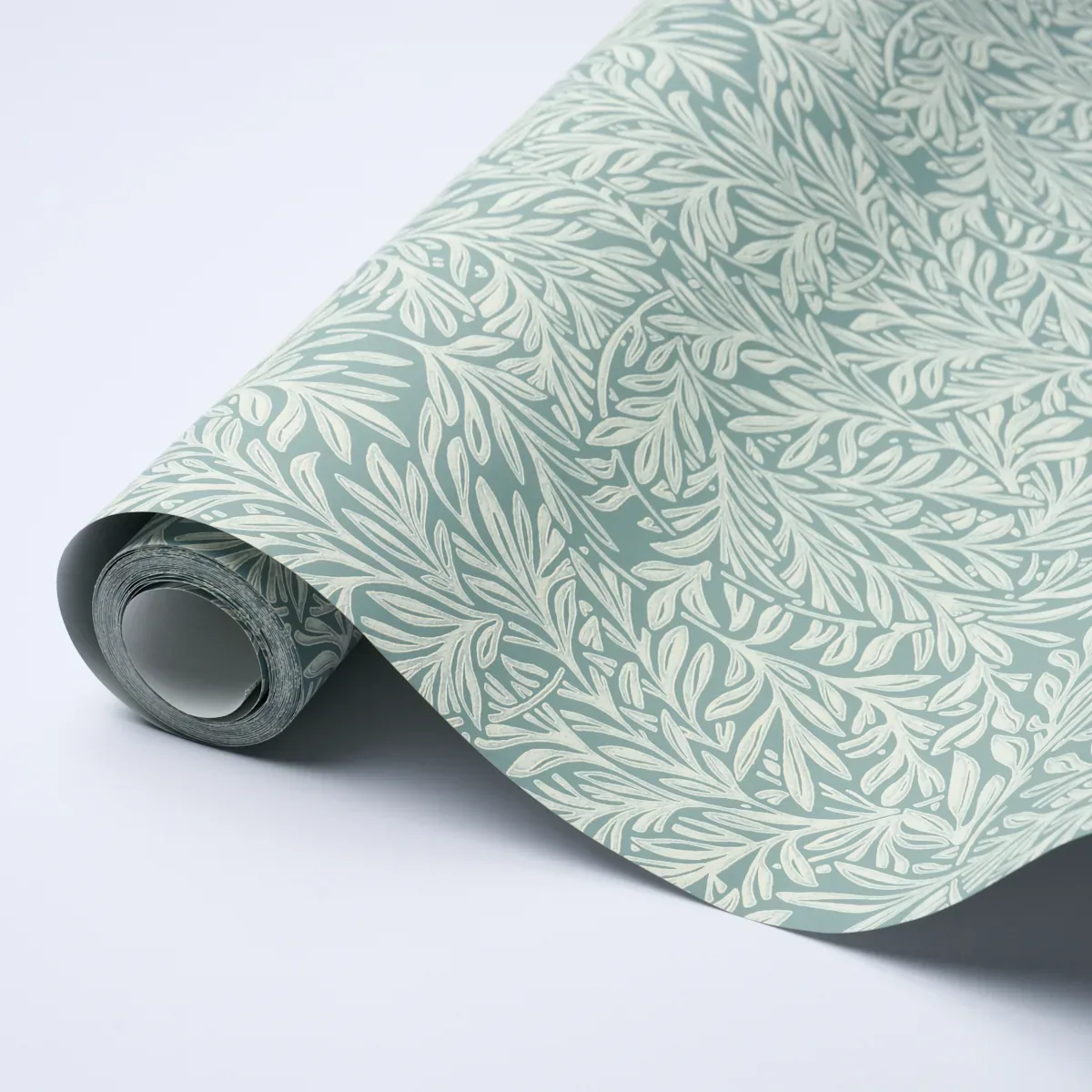 WILLOW LEAF AQUA Schumacher Wallpaper wallpaper - SKU 5004139