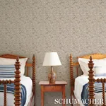Schumacher WILLOW LEAF - MOCHA Wallpaper | Buy Online Schumacher WILLOW LEAF wallpaper, color MOCHA, SKU 5004138