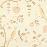 WISTERIA SISAL - AMBER & ROSE Schumacher Wallpaper | Wallpap WISTERIA SISAL AMBER & ROSE Schumacher Wallpaper wallpaper - SKU 5013701