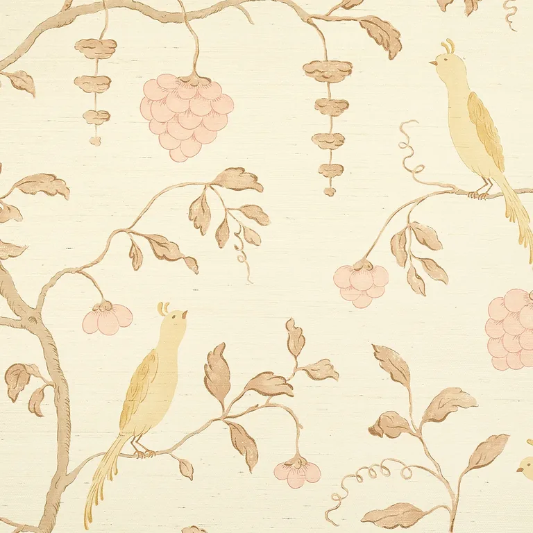 Schumacher WISTERIA SISAL wallpaper