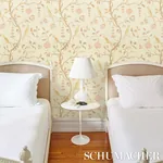 WISTERIA SISAL - AMBER & ROSE Schumacher Wallpaper | Wallpap WISTERIA SISAL AMBER & ROSE Schumacher Wallpaper wallpaper - SKU 5013701