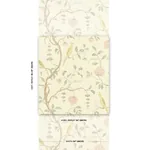 WISTERIA SISAL - TEAL & SOFT PINK Schumacher Wallpaper | Wal WISTERIA SISAL TEAL & SOFT PINK Schumacher Wallpaper wallpaper - SKU 5013700