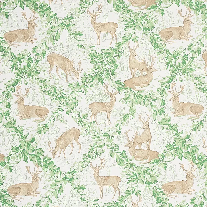 WOBURN MEADOW - FOREST Schumacher Wallpaper | Wallpaper Twin WOBURN MEADOW FOREST Schumacher Wallpaper wallpaper - SKU 5012731