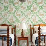 WOBURN MEADOW - FOREST Schumacher Wallpaper | Wallpaper Twin WOBURN MEADOW FOREST Schumacher Wallpaper wallpaper - SKU 5012731