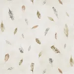 WOODLAND FEATHERS AUTUMN Schumacher Wallpaper wallpaper - SKU 5016061