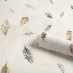 WOODLAND FEATHERS AUTUMN Schumacher Wallpaper wallpaper - SKU 5016061