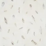 WOODLAND FEATHERS PEBBLE Schumacher Wallpaper wallpaper - SKU 5016060