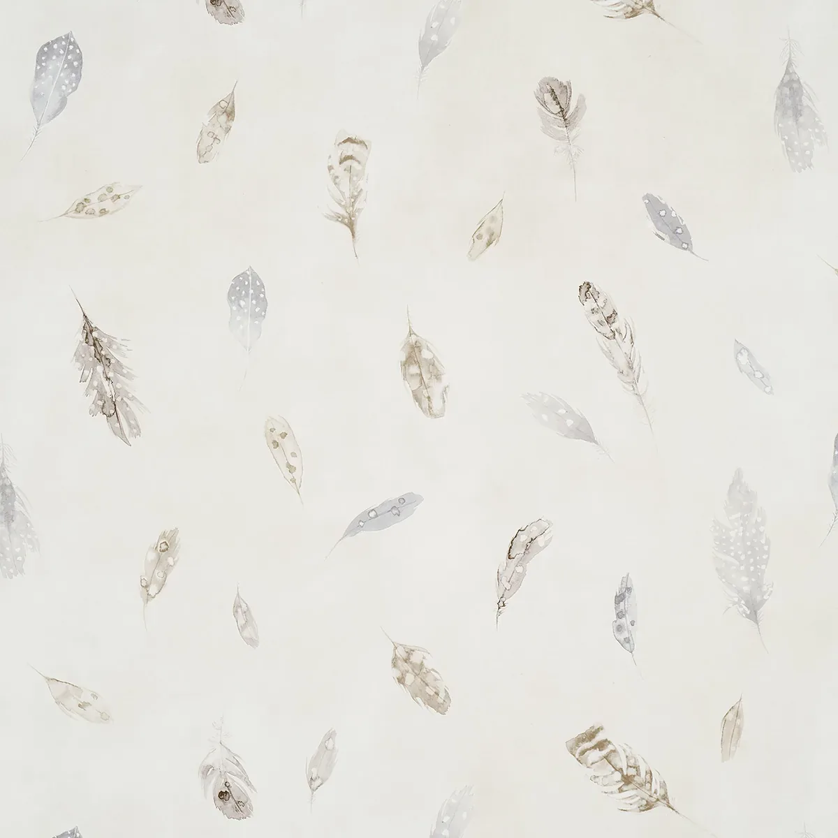 WOODLAND FEATHERS PEBBLE Schumacher Wallpaper wallpaper - SKU 5016060