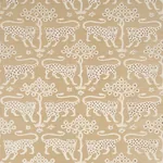 WOODLAND LEOPARD SISAL OATMEAL Schumacher Wallpaper wallpaper - SKU 5012303