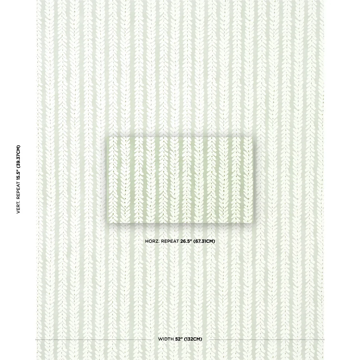 WOODPERRY CELADON Schumacher Wallpaper wallpaper - SKU 5008793