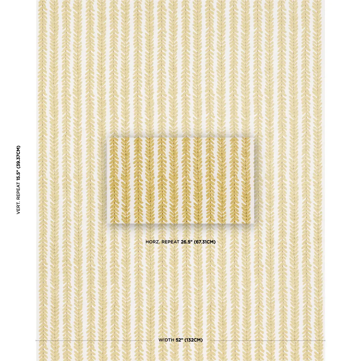 WOODPERRY MIMOSA Schumacher Wallpaper wallpaper - SKU 5008795