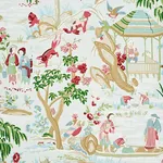 YANGTZE RIVER AQUA Schumacher Wallpaper wallpaper - SKU 5009091