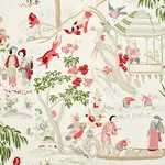 YANGTZE RIVER IVORY Schumacher Wallpaper wallpaper - SKU 5009090