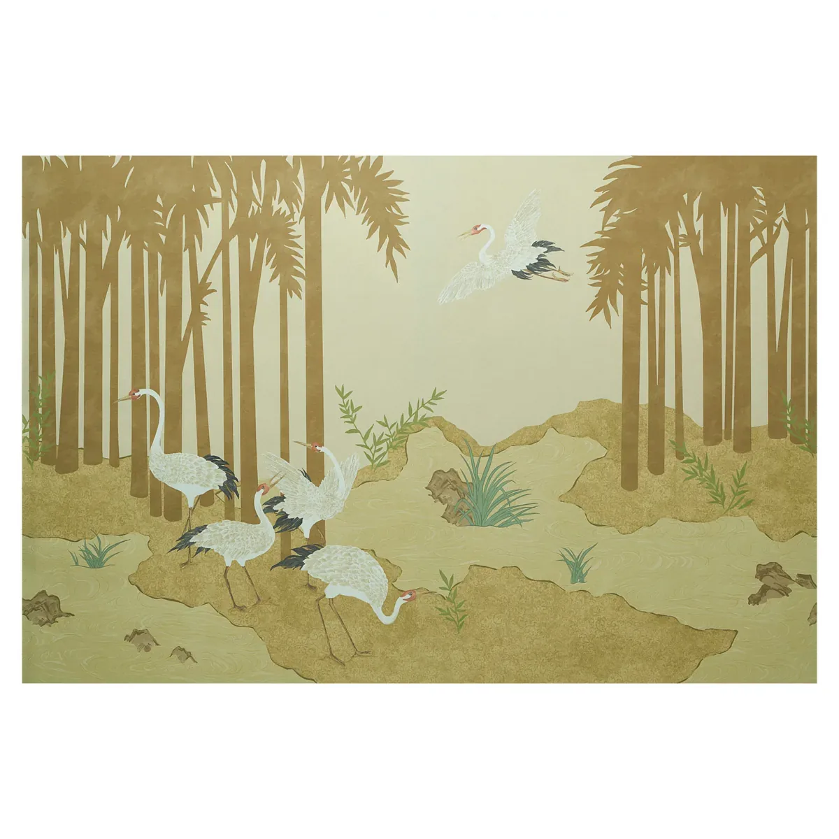 5011700 | YASHINOKI CRANE PANEL SET – GOLD